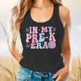 In My Pre K Era Groovy Back To School First Day Teacher Kids Flowy Tank, gift for family, gift for coworker