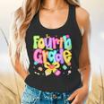 Preppy Fourth Grade Back To School 4th Grade Teacher Girls Flowy Tank, gift for family, gift for coworker