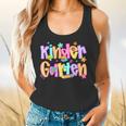 Preppy Kindergarten First Day Of School Teachers Girls Boys Flowy Tank, gift for family, gift for coworker