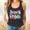 Preppy Seventh Grade Back To School 7th Grade Teachers Girls Flowy Tank, gift for family, gift for coworker