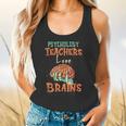 Psychology Teachers Love Brains Halloween For Psychologists Men Women Flowy Tank, gift for family, gift for coworker