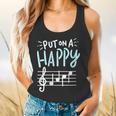 Put On A Happy Face Music Music Teacher Flowy Tank, gift for family, gift for coworker Put On A Happy Face Music Music Teacher Flowy Tank, gift for family, gift for coworker