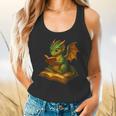 Reading Dragon Shirt For Bookish Teacher Librarian Bookworm Flowy Tank, gift for family, gift for coworker Reading Dragon Shirt For Bookish Teacher Librarian Bookworm Flowy Tank, gift for family, gift for coworker