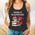 Reading Is My Super Power Superhero Best English Teacher Flowy Tank, gift for family, gift for coworker