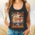 Retro Fall In Love With Learning Pumpkin Leaf Teacher Autumn Flowy Tank, gift for family, gift for coworker Retro Fall In Love With Learning Pumpkin Leaf Teacher Autumn Flowy Tank, gift for family, gift for coworker