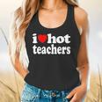 Retro I Love Hot Teachers Vintage I Heart Hot Teacher Men Women Girls Kids Flowy Tank, gift for family, gift for coworker
