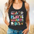 Retro Play Is Learning Kindergarten Teacher Team Women Flowy Tank, gift for family, gift for coworker Retro Play Is Learning Kindergarten Teacher Team Women Flowy Tank, gift for family, gift for coworker