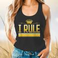 I Rule Math Ruler Mathematics Pun Math Teacher Men Women Girls Kids Flowy Tank, gift for family, gift for coworker