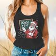 Santa Teacher 67 Math Christmas Xmas Holiday Number 67 Flowy Tank, gift for family, gift for coworker