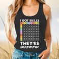 I Got Skills They'Re Multiplying Nerd Math Teacher Flowy Tank, gift for family, gift for coworker I Got Skills They'Re Multiplying Nerd Math Teacher Flowy Tank, gift for family, gift for coworker