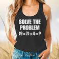 Solve The Problem 67 Teacher Flowy Tank, gift for family, gift for coworker Solve The Problem 67 Teacher Flowy Tank, gift for family, gift for coworker