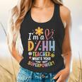 Special Education ASL Teacher Superpower DHH Teacher Flowy Tank, gift for family, gift for coworker