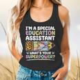 Special Educational Assistant And Sped Teacher Flowy Tank, gift for family, gift for coworker Special Educational Assistant And Sped Teacher Flowy Tank, gift for family, gift for coworker