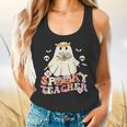 Spooky Teacher Groovy Retro Ghost Teacher Halloween 2023 For Men Women Kids Flowy Tank, gift for family, gift for coworker Spooky Teacher Groovy Retro Ghost Teacher Halloween 2023 For Men Women Kids Flowy Tank, gift for family, gift for coworker