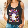 Spooky Teacher Halloween Cute Halloween Teacher Ghost Flowy Tank, gift for family, gift for coworker Spooky Teacher Halloween Cute Halloween Teacher Ghost Flowy Tank, gift for family, gift for coworker