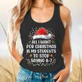 Stop Saying 6-7 Teacher Students 67 Christmas Meme 6 7 Flowy Tank, gift for family, gift for coworker
