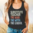 Substitute Teacher Man The Myth The Legend Appreciation Day Flowy Tank, gift for family, gift for coworker