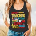 Super Teacher By Day Super Tired By Night Superhero Teacher Flowy Tank, gift for family, gift for coworker Super Teacher By Day Super Tired By Night Superhero Teacher Flowy Tank, gift for family, gift for coworker