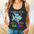 It Takes A Lot Of Sparkle To Be A Teacher Rainbow Fish For Men Women Flowy Tank, gift for family, gift for coworker