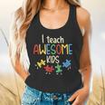 I Teach Awesome Kids Shirt Autism Special Education Teacher Flowy Tank, gift for family, gift for coworker I Teach Awesome Kids Shirt Autism Special Education Teacher Flowy Tank, gift for family, gift for coworker