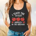 I Teach The Cutest Apples In The Orchard Cute Fall Teacher Flowy Tank, gift for family, gift for coworker
