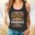 I Teach The Cutest Pumpkins In The Patch Halloween Teacher Flowy Tank, gift for family, gift for coworker I Teach The Cutest Pumpkins In The Patch Halloween Teacher Flowy Tank, gift for family, gift for coworker