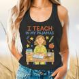 I Teach In My Pajamas Crayon Home School Teacher PJs Flowy Tank, gift for family, gift for coworker I Teach In My Pajamas Crayon Home School Teacher PJs Flowy Tank, gift for family, gift for coworker