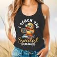I Teach The Sweetest Duckies Teacher Rubber Duck Teaching Flowy Tank, gift for family, gift for coworker I Teach The Sweetest Duckies Teacher Rubber Duck Teaching Flowy Tank, gift for family, gift for coworker