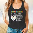 Teacher Aide Appreciation Cute Heart Tee For Women Flowy Tank, gift for family, gift for coworker