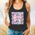 Teacher Bow Pencil Flowers Teacher Back To School Flowy Tank, gift for family, gift for coworker Teacher Bow Pencil Flowers Teacher Back To School Flowy Tank, gift for family, gift for coworker
