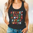 Teacher Christmas Alphabet Back To School Holiday Learning Flowy Tank, gift for family, gift for coworker Teacher Christmas Alphabet Back To School Holiday Learning Flowy Tank, gift for family, gift for coworker