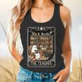 The Teacher Ghost Book Reading Books Lover Halloween Flowy Tank, gift for family, gift for coworker