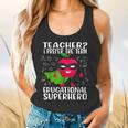 Teacher I Prefer The Term Educational Superhero Flowy Tank, gift for family, gift for coworker Teacher I Prefer The Term Educational Superhero Flowy Tank, gift for family, gift for coworker