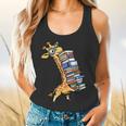 Teacher Shirt Giraffe Holding Books Bookworm Librarian Flowy Tank, gift for family, gift for coworker Teacher Shirt Giraffe Holding Books Bookworm Librarian Flowy Tank, gift for family, gift for coworker