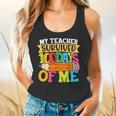 My Teacher Survived 100 Days Of Me 100th Day Of School Kids Flowy Tank, gift for family, gift for coworker My Teacher Survived 100 Days Of Me 100th Day Of School Kids Flowy Tank, gift for family, gift for coworker