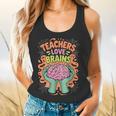 Teacher Teachers Love Brains Halloween Men Women Flowy Tank, gift for family, gift for coworker