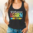 Teacher Y'All Gonna Learn Today First Day Of School Flowy Tank, gift for family, gift for coworker Teacher Y'All Gonna Learn Today First Day Of School Flowy Tank, gift for family, gift for coworker
