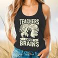 Teachers Love Brains Halloween Costume Boo Trick Teach Flowy Tank, gift for family, gift for coworker