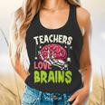Teachers Love Brains Skeleton Halloween Teacher Funny Flowy Tank, gift for family, gift for coworker Teachers Love Brains Skeleton Halloween Teacher Funny Flowy Tank, gift for family, gift for coworker