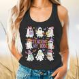 Teaching My Boos Teacher Cute Ghost Groovy Teacher Halloween Flowy Tank, gift for family, gift for coworker