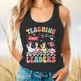 Teaching Future Leaders Groovy Teacher Back To School Flowy Tank, gift for family, gift for coworker
