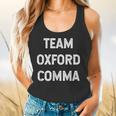 Team Oxford Comma English Majors And Teachers For Men Women Girls Kids Flowy Tank, gift for family, gift for coworker