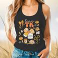 Team TK Crew Preppy Coquette Bow Pumpkin Fall TK Teacher Flowy Tank, gift for family, gift for coworker