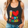 Teens Graduation I Heart My Teachers I Love My Teachers Flowy Tank, gift for family, gift for coworker