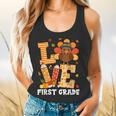 Thanksgiving Love First Grade Teacher Turkey Autumn Fall For Men Women Girls Kids Flowy Tank, gift for family, gift for coworker Thanksgiving Love First Grade Teacher Turkey Autumn Fall For Men Women Girls Kids Flowy Tank, gift for family, gift for coworker