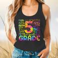Tie Dye 5th Grade Typography Team Fifth Grade Teacher For Men Women Girls Kids Flowy Tank, gift for family, gift for coworker