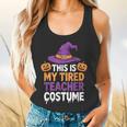 This Is My Tired Teacher Costume Halloween Flowy Tank, gift for family, gift for coworker This Is My Tired Teacher Costume Halloween Flowy Tank, gift for family, gift for coworker