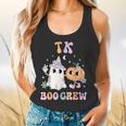 TK Boo Crew Retro Groovy Halloween Floral Ghost TK Teacher Men Women Kids Flowy Tank, gift for family, gift for coworker TK Boo Crew Retro Groovy Halloween Floral Ghost TK Teacher Men Women Kids Flowy Tank, gift for family, gift for coworker