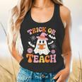 Trick Or Teach Cute Floral Ghost Teacher Halloween Costume Flowy Tank, gift for family, gift for coworker Trick Or Teach Cute Floral Ghost Teacher Halloween Costume Flowy Tank, gift for family, gift for coworker