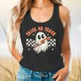 Trick Or Teach Groovy Retro Ghost Halloween Teacher Kids Flowy Tank, gift for family, gift for coworker Trick Or Teach Groovy Retro Ghost Halloween Teacher Kids Flowy Tank, gift for family, gift for coworker
